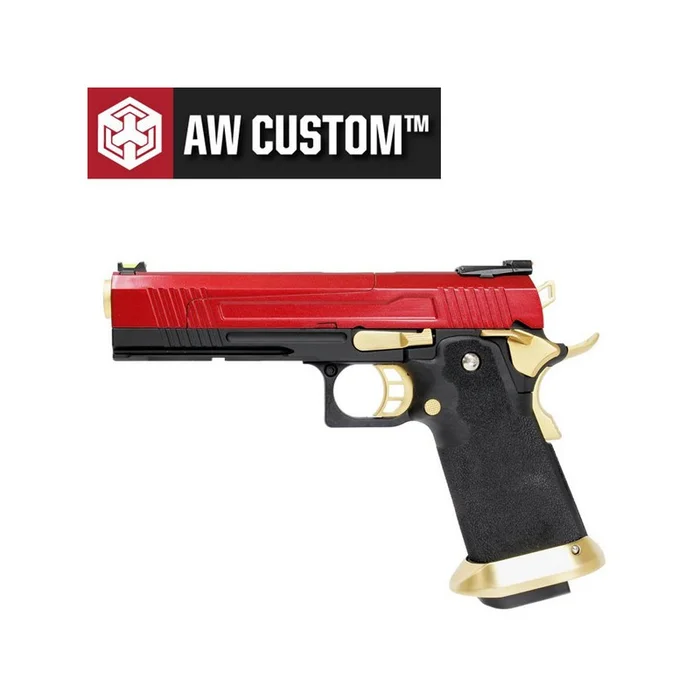 PISTOLET GBB HX1004 SPLIT RED AW CUSTOM CO2