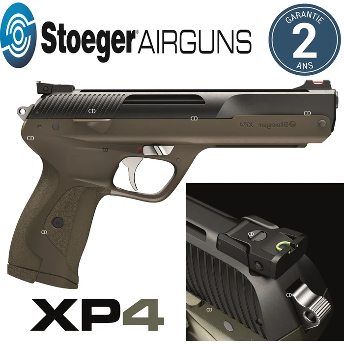 Pistolet Stoeger Airguns XP4 Vert 3 Joules En Blister