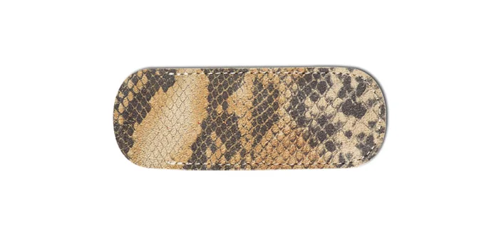 PL78204_01 – Etui fleur de cuir serpent marron