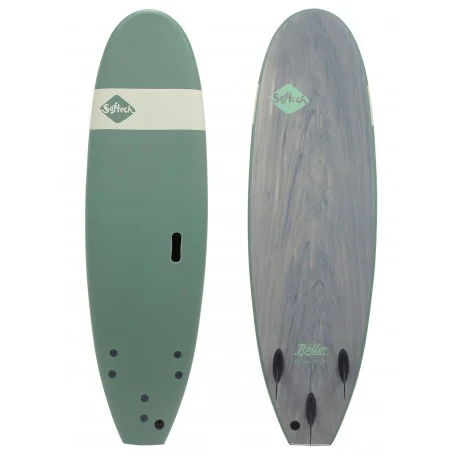 Planches Surf en moussesoftech Roller Smoke green