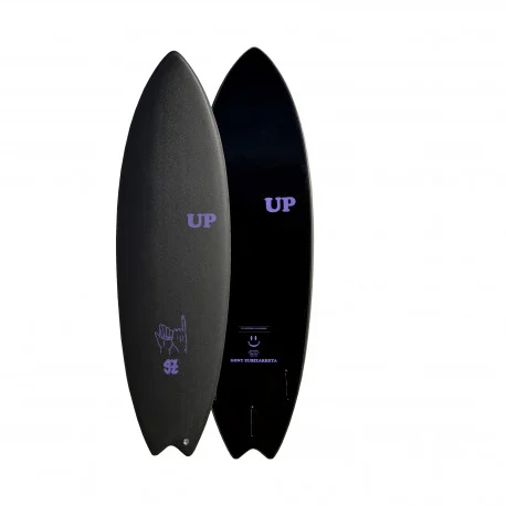 Planches Surf en mousseUP SOFTBOARD GONY ZUBIZARRETA Black 2023