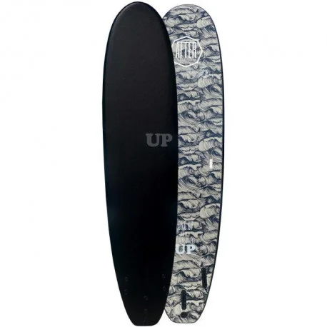 Planches Surf en mousseUP SOFTBOARD LONG BLACK