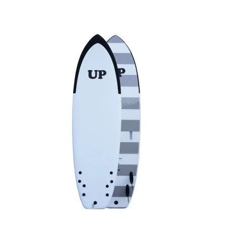 Planches Surf en mousseUP SOFTBOARD SOFTBOARD GET UP – 6´6 – WHITE STRIPE GREY