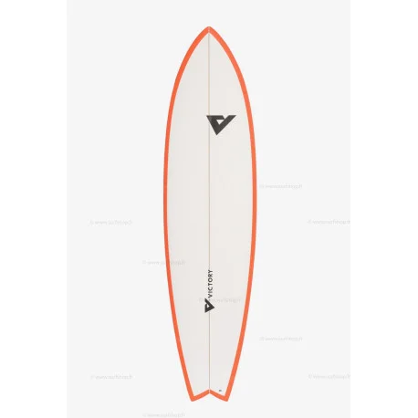 Planches Surf FishVICTORY LONG FISH EPOXY MATT ORANGE