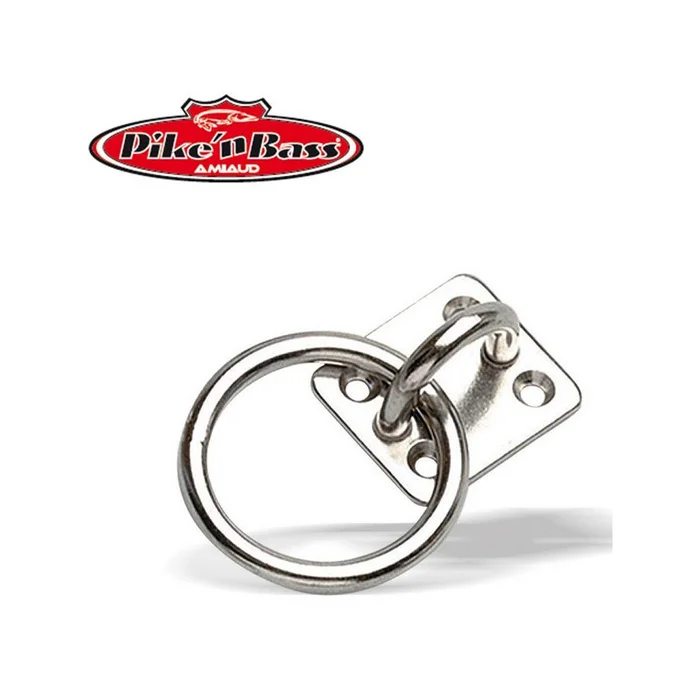PLATINE + ANNEAU INOX PIKE&rsquo;N BASS