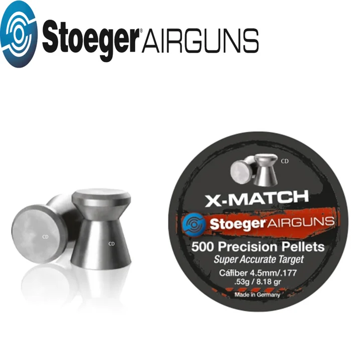 Plombs X-Match Stoeger Airguns Calibre 4.5mm Par 500