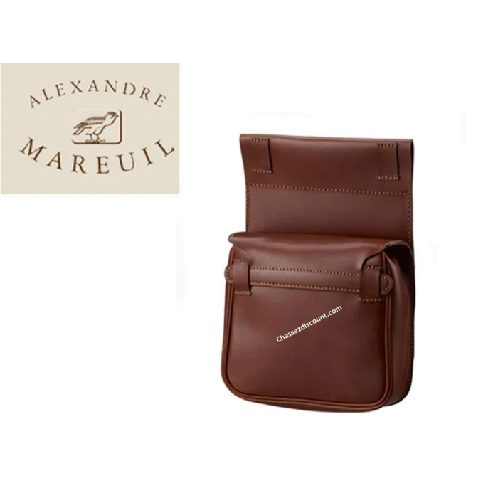 POCHE DE BATTUE CUIR ALEXANDRE MAREUIL
