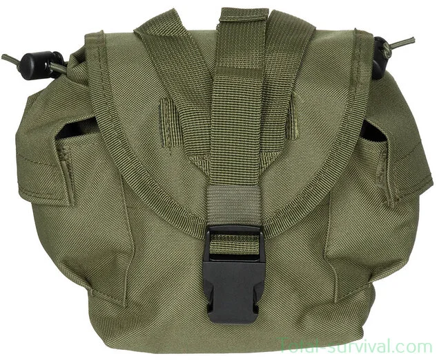 Pochette cantine MFH, « MOLLE », vert olive