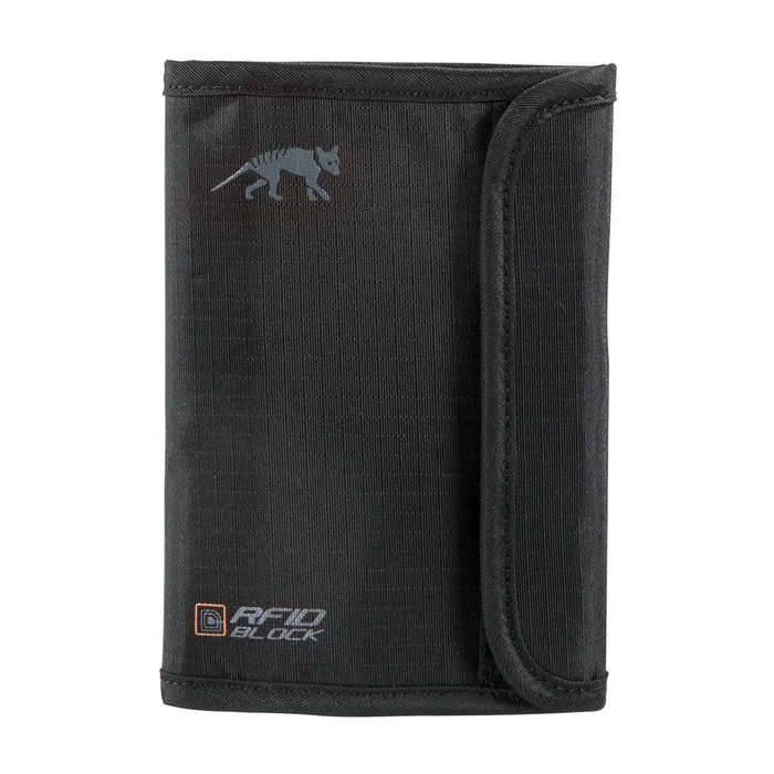 Pochette de protection de passeport RFID Noir