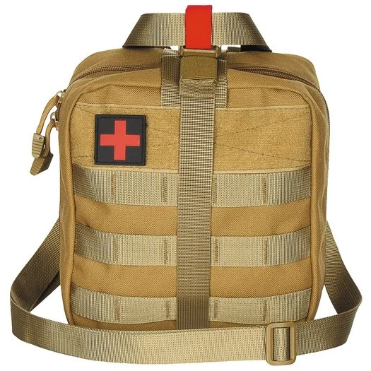Pochette tactique MFH, premiers soins, grand, « MOLLE », coyote tan