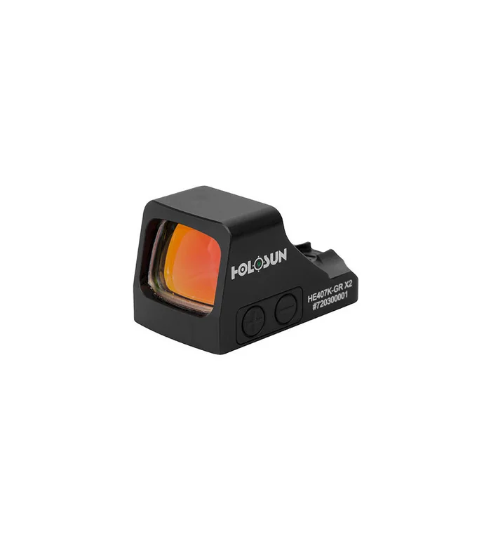 Point rouge Holosun Reflex 407K X2 – Dot 6 MOA vert