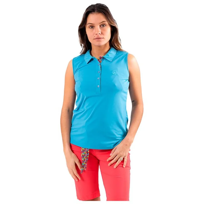 Polo Chiberta Light Bleu Vert