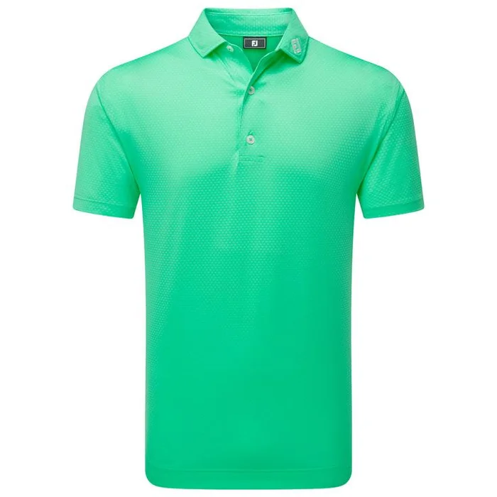 Polo Footjoy Abacus Print Seafoam
