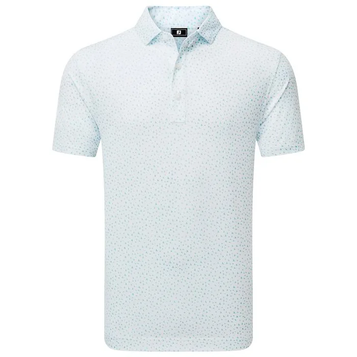 Polo Footjoy Bird Print White Air Blue