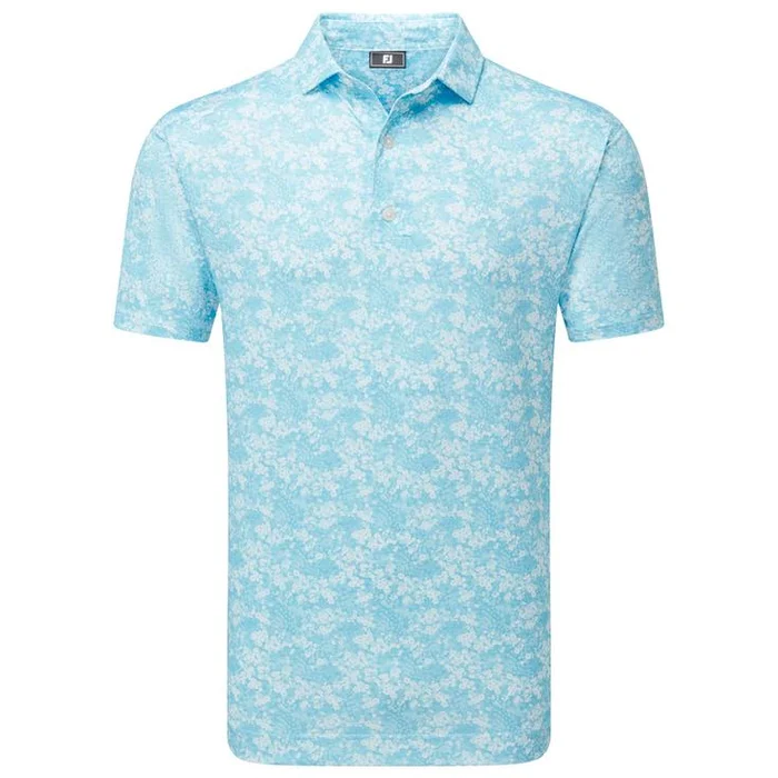 Polo Footjoy Garden Print Air Blue