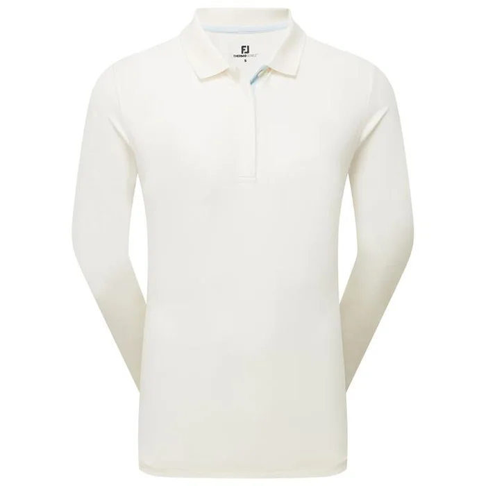 Polo Footjoy Thermoseries Long Sleeves Off White