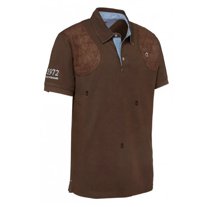 Polo Homme Club Interchasse Hubert Marron