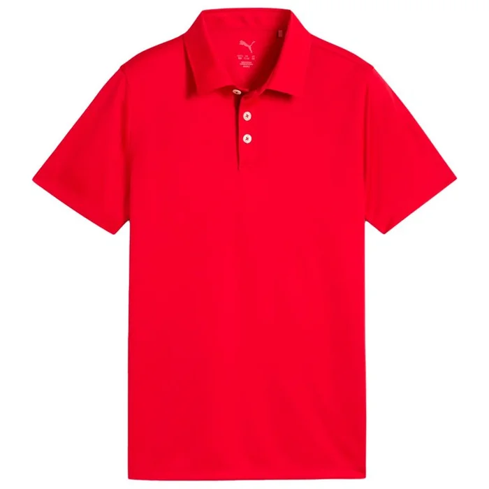 Polo Puma Golf Boys Pure 2.0 Polo Strong Red