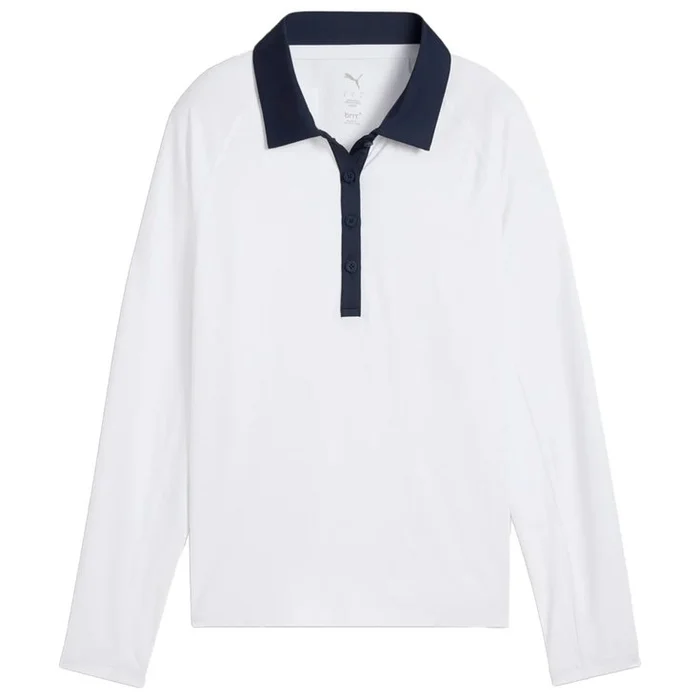 Polo Puma Golf W You-V Ls Polo White Glow