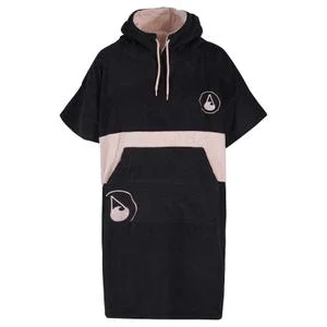 Poncho cotton velours