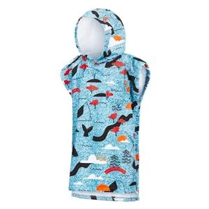 Poncho Sketchbook Blue
