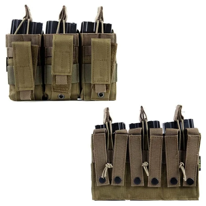 Porte-chargeur 3 chargeurs M4/M16 et 3 chargeurs PA 101 INC