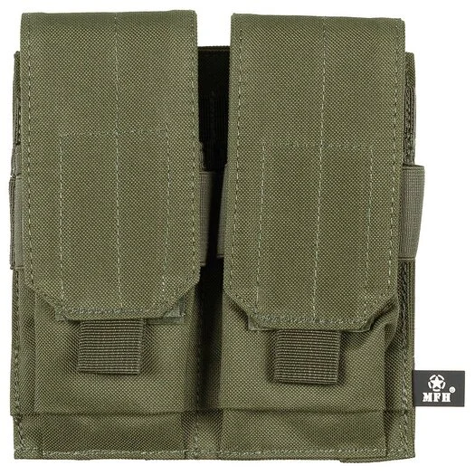 Porte chargeur MFH, « MOLLE », double, vert olive