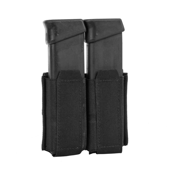 Porte chargeurs pistolet double Low Profile – Noir