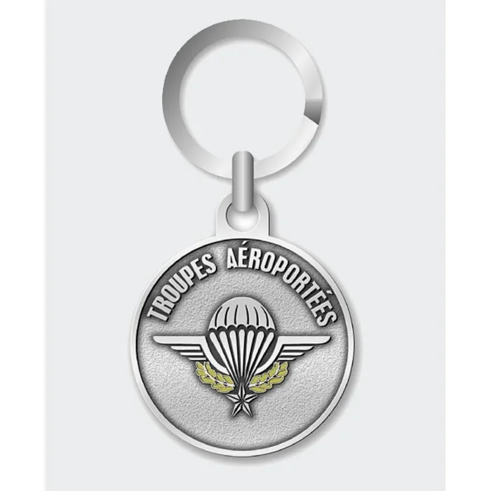 Porte-clé Troupes aéroportées gris