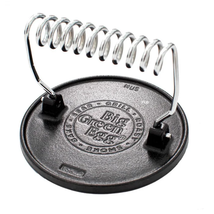 Presse A Burger En Fonte Pour Kamado Big Green Egg