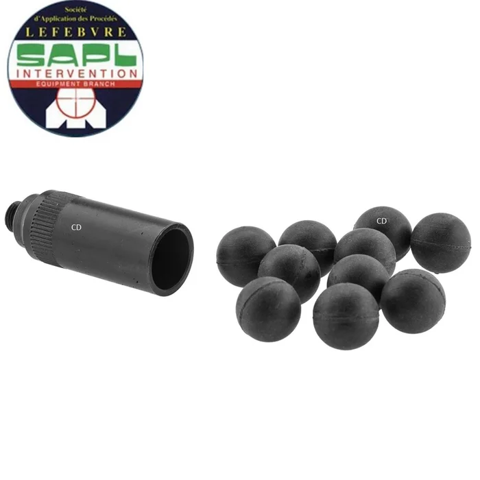 PROJECTILES SELF GOMM SAPL + 1 ADAPTATEUR M8 POUR UMAREX