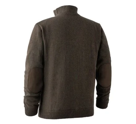 Pull à col avec fermeture à glissière Carlisle marron DEERHUNTER – Image 2