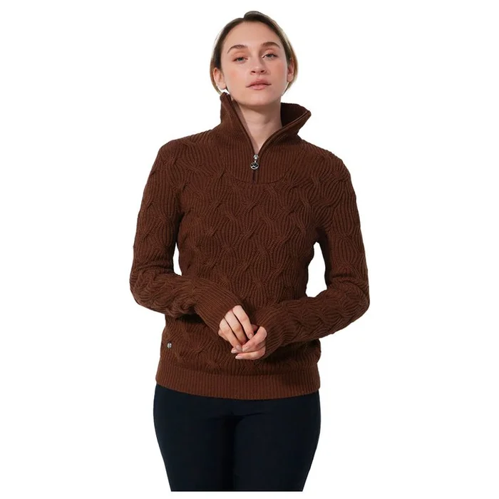 Pull Daily Sports Ermont Ls Pullover Lined Chestnut