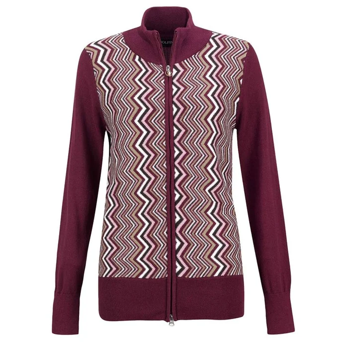 Pull Golfino Merlot Cardigan Merlot