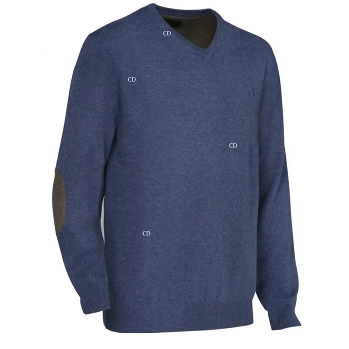 Pull Homme Club Interchasse Weslon Bleu