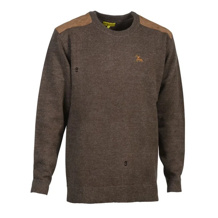 Pull Homme Col Rond Fox Verney Carron Marron