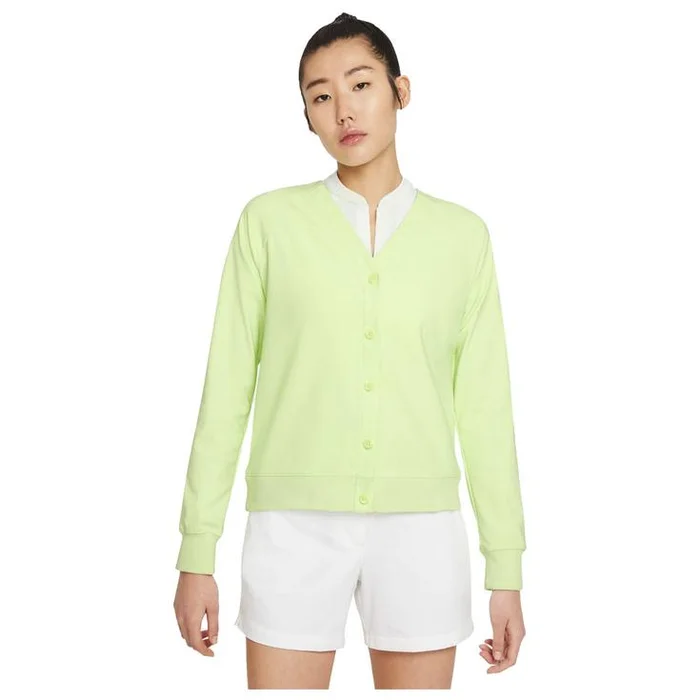 Pull Nike W Repel Ace Cardigan Lime Green