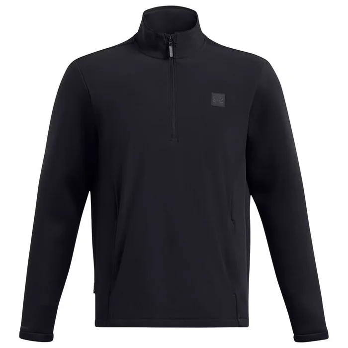 Pull Under Armour Drive Pro Storm Hybrid Half Zip Black Metallic Silver