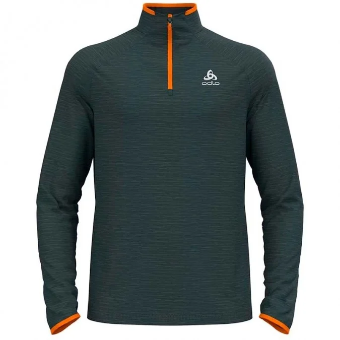 PULLOVER ODLO M RUN EASY HALF-ZIP MID LAYER TOP