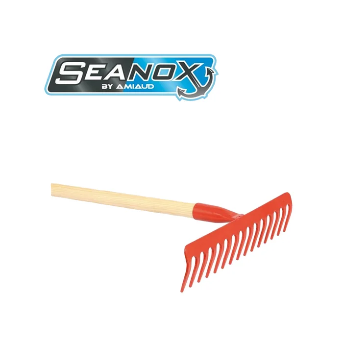 RATEAU A COQUILLAGE ACIER 15 DENTS SEANOX