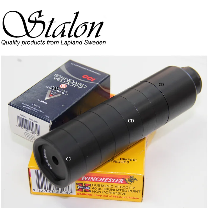 REDUCTEUR DE SON STALON RC 1 /2-20 UNF CALIBRE 22LR ET 17 HMR
