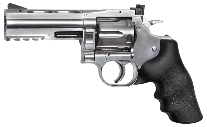 Réplique airsoft revolver Dan wesson 715 CO2 silver 4 Pouces – ASG