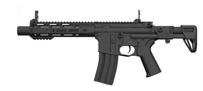 REPLIQUE LONGUE 6MM M4 URX4 M-LOK SD PDW-M CHALLENGER G3 AEG BK