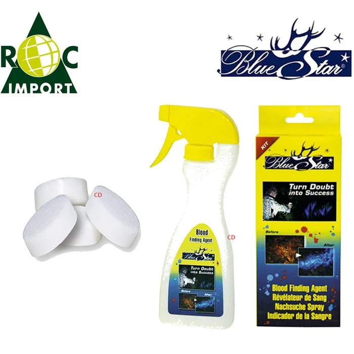 REVELATEUR DE SANG BLUE STAR KIT + 4 COMPRIMES