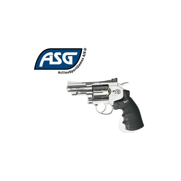 REVOLVER DAN WESSON 2.5 POUCES SILVER ASG