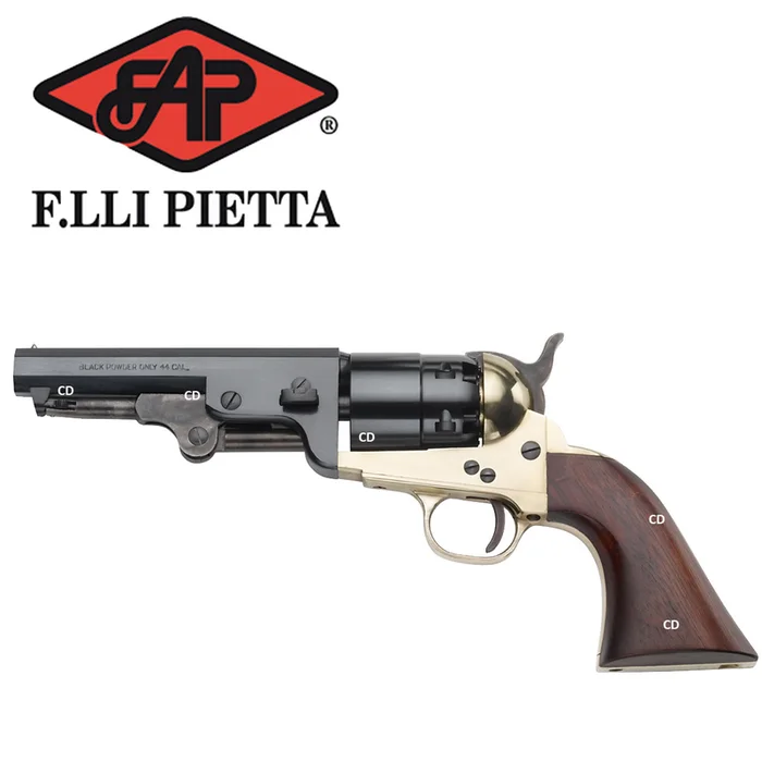 Révolver Pietta 1851 Navy Rebnord Sheriff Calibre 44