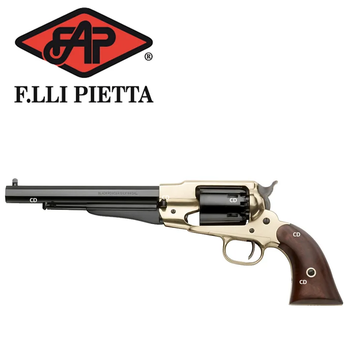 Révolver Pietta 1858 Remington Laiton Calibre 44