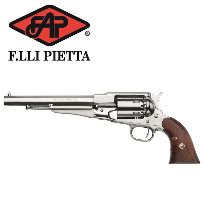 Révolver Pietta 1858 Remington Laiton Nickelé 36