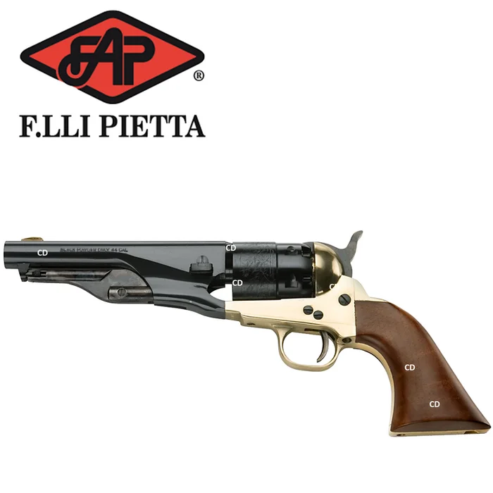 Révolver Pietta 1860 Army Laiton Sheriff Calibre 44