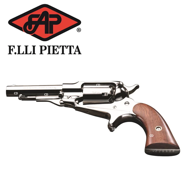 Révolver Pietta 1863 Remington Pocket 31 Nickelé
